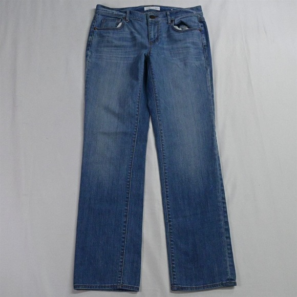 LOFT 27 /‎ 4 Modern Straight Light Wash Stretch Denim Jeans - Picture 1 of 7